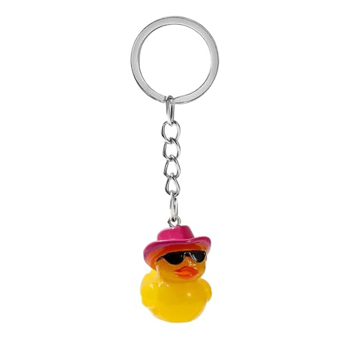 NPXUAMTJ Stylish Duck Keychain/Dangle Ohrschstene Spielerische Ente Mit Keyring Accessoire Schöne Entenheize Ohrschstene Schmücken Schmücken von NPXUAMTJ