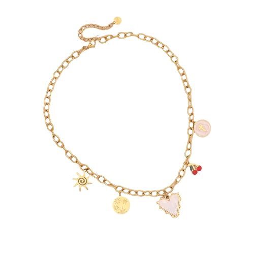 NPXUAMTJ Trendy Herzförmige Halskette Empfindliche Haut Edelstahl Schmuck Alltag Elegante Stile Schlüsselbein Kette Zartes Liebesymbol NPXUAMTJ Trendy Herzförmige Halskette Empfindliche Haut Edelstahl Schmuck Alltag Elegante Stile Schlüsselbein Kette Zartes Liebesymbol von NPXUAMTJ