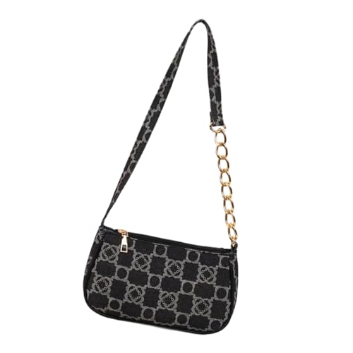 NPXUAMTJ Umhängetaschen Frauen Bedruckte Hobos Toted Handtaschen Satchel Kleine Klauen Geldbörsen Mit Reißverschluss Trendy Achselstaschen Clutches Tasche Mit Reißverschluss von NPXUAMTJ