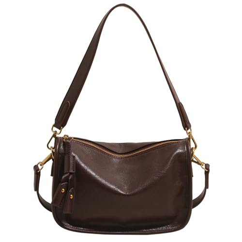 NPXUAMTJ Umhängetaschen Frauen Leder Toted Bag Handtasche Unterarm Casual Crossbody Taschen Klauen Geldbörse Mit 2Removable Riemen Achsel Unterarm Für Frauen von NPXUAMTJ