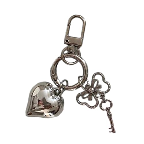 NPXUAMTJ Vintage Large Love Heart Anhänger Keychain Sturdy Alloy Charm Fashion Accessoire Für Männer Und Frauen Stilvolle Outfits von NPXUAMTJ