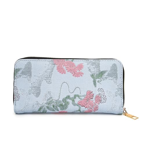 NPXUAMTJ Zeitgenössischer Retro PU Leder Reise Brieftasche Mit Integriertem Rechnungsfach Und Kratzfestes Design Traditioneller Muster Brieftasche von NPXUAMTJ