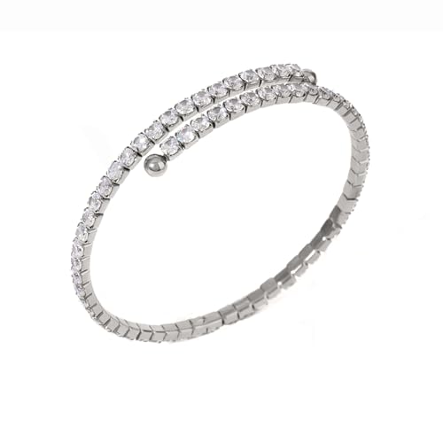 NPXUAMTJ Zirkonia Besetzt Armreifen Schmuck Frauen Mode Armband Juwelier Raffinierter Armreifen Mit Zirkono Perlen von NPXUAMTJ