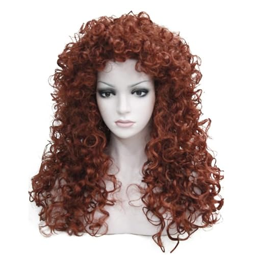 Natural Afro Gekinky Lockige Synthetische Perücken Haarstück Mit Atmungsaktivem Netzdesign Bequeme Tragen Afrikanischer Frauen Headcover Long Curly Perücken Haarstück von NPXUAMTJ