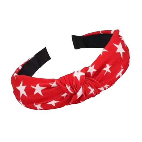 Patriotische Frauen Stirnbänder Sternflagge Design Rot Weiß Blau Sterne Haar Dekore Für 4. Juli Feier Accessoire Verstellbare Patriotische Stoffstoffbänder von NPXUAMTJ