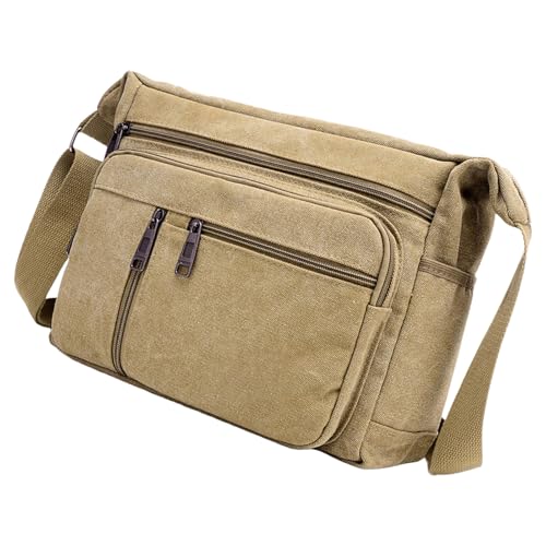 Praktische Canvas Umhängetasche Mit Verstellbarem Riemen Geräumige Umhängetasche Mit Mehreren Fächern Handtasche Für Den Täglichen Gebrauch von NPXUAMTJ