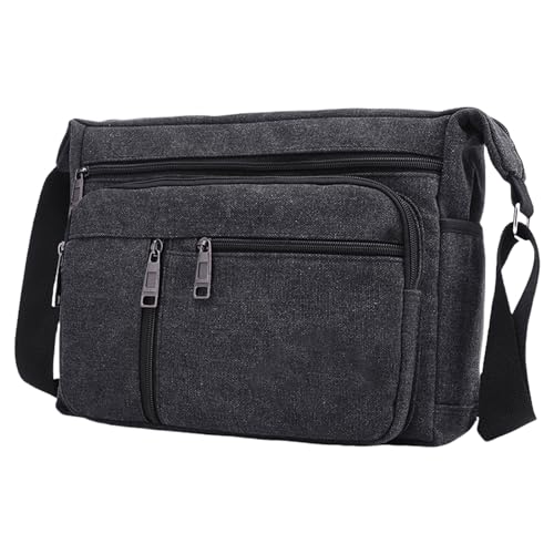 Praktische Canvas Umhängetasche Mit Verstellbarem Riemen Geräumige Umhängetasche Mit Mehreren Fächern Handtasche Für Den Täglichen Gebrauch von NPXUAMTJ