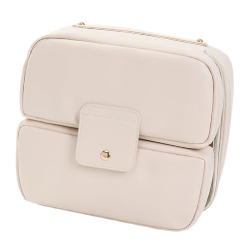 Praktische PU Make Up Organisierte Mehrere Taschen Ergonomische Kosmetische Beutel Toilette Aufbewahrungsfall Für Frauen Die Essentielles Kosmetisches Speicherfall Bewegt von NPXUAMTJ