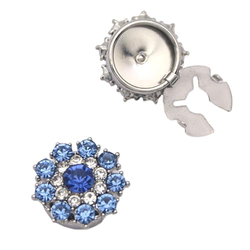 Premium Business Kleidung Accessoire Crystal Embedded Shirt Schmuck Für Abends Anlässe Easy Clasp Hemd Manschettenknöpfe von NPXUAMTJ