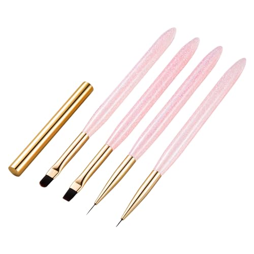 Professionelle Nagelkunst-Pinsel, Punktierstift für schöne Nägel, Malpinsel, Zeichenwerkzeuge, Mutter, 4 Stück Professionelle Nagelkunst-Pinsel, Punktierstift für schöne Nägel, Malpinsel, Zeichenwerkzeuge, Mutter, 4 Stück von NPXUAMTJ