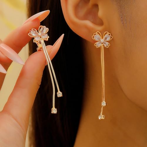 Raffinierte Böhmische Kupferohrringe Langes Schwung Fransen Design Abendkleidung Ohrzubehör Für Tägliche Verschleiß Mit Zarten Coppe Ohrzubehör von NPXUAMTJ