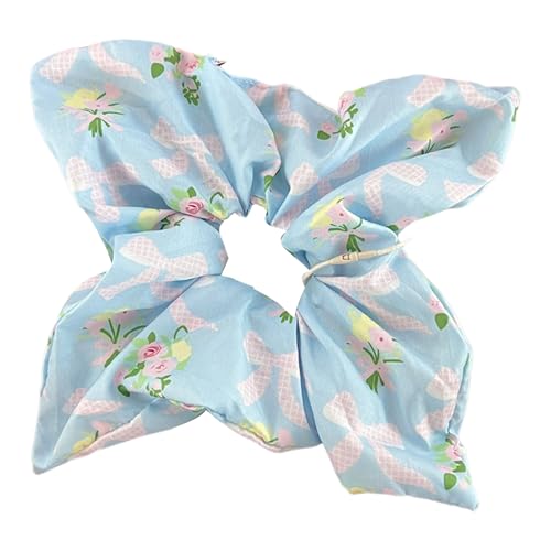 Ribbon Bowknot Haarthuhn Mit Spitzenverkleidung Haare Knackig Elastischer Haaroirloop Dicke Hochsteckfrisuren Haarkreise Haardekoration von NPXUAMTJ