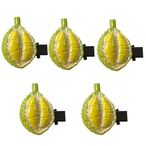 Schöne Harz Durian Haarnadel Für Kinder Duckbill Clip Barrette Seitenstift Simulation Frucht Haare Clip Haarstyling Accessoires von NPXUAMTJ