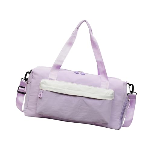 NPXUAMTJ Sports Fitness Tasche Für Frauen Mädchen Reisen Reisetaschen Leichtes Gewicht An Wochenenden Wasserresistente Übernachtungstaschen Sports Gymnastik von NPXUAMTJ