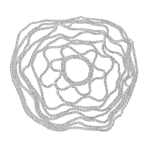 Sprudelkristallkopfkette Ornament Mode Haarschmuck Übertrieben Kopfspeise Kopfkette Accessoire Für Frauen Mädchen von NPXUAMTJ