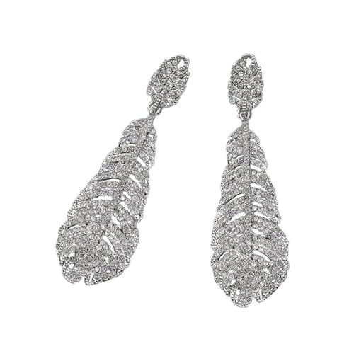 Sprudelnde Ohrringe Schmuck Zart Gefiederter Ohrring Mit Funkelnden Strasssteinen Verleihen Jedem Outfit Charme Sprudelnde Ohrringe Schmuck Zart Gefiederter Ohrring Mit Funkelnden Strasssteinen Verleihen Jedem Outfit Charme von NPXUAMTJ