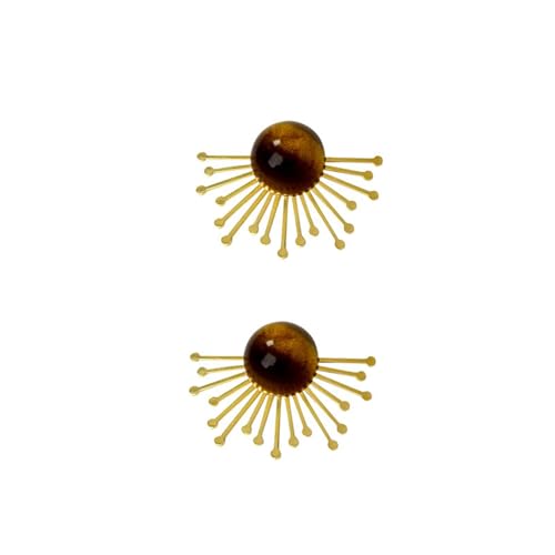 Steinohrringe Lustige Ohrstifte Ohrschmuck Casual Studs Legierungstextur Geeignet Für Mode Erwachsene Und Teenager Präsentieren Elegante Dangle Ohrringe von NPXUAMTJ