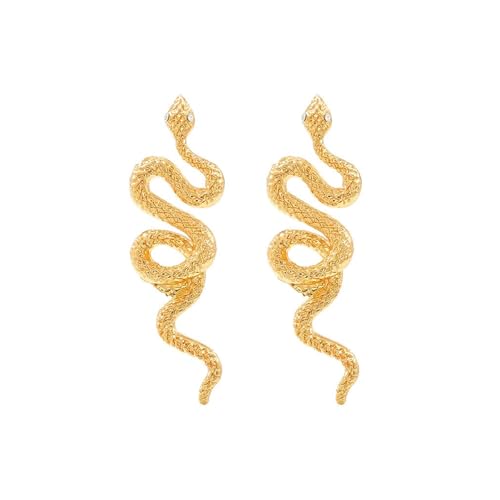 Stilvolle Schlangenohrringe Unisex Punk Ohrringe Mode Ohrhörer Schmuck Legierung Textur Ohrstifte Für Multifunktionale Styling Trendige Schlangenzubehör von NPXUAMTJ