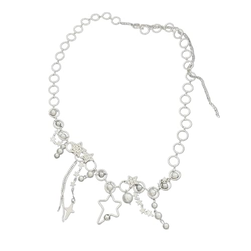 Stilvoller Sternverzerrte Taillenkette Körperkette Mit Schwung Quasten Die Metallkörperschmuck Accessoire Metal Stern Taille Mit Fransen Detailliert Haben von NPXUAMTJ