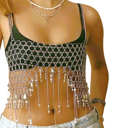 Stylish Quasten Schmuckkette Fashion Metal Body Schmuck Für Frauen Und Männer Die Für Ferien Und Feierlichkeiten Geeignet Sind von NPXUAMTJ