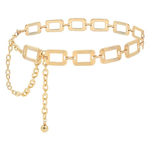 Stylish Unisex Metall Taillengürtelkette Körperschmuckzubehör Für Partys Tägliche Dressing Stilvolle Hüftkette Geeignet von NPXUAMTJ