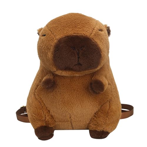 Süße Cartoon Animal Capybara Plüsch Rucksack Füllung Tiere Kissen Schulter Crossbody Bag Handtasche Für Frauen Mädchen Geschenk von NPXUAMTJ