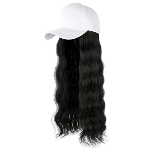 Synthetische Lockige Perücken Haare Baseballhut Mit Atmungsaktiven Futter Natürliche Aussehen Haarteife Kopfbedeckung Für Frauen Täglich Tragen Hitzebeständige Synthetische Faserperücken Synthetische Lockige Perücken Haare Baseballhut Mit Atmungsaktiven Futter Natürliche Aussehen Haarteife Kopfbedeckung Für Frauen Täglich Tragen Hitzebeständige Synthetische Faserperücken von NPXUAMTJ
