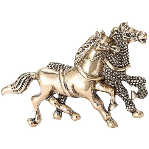Vintage Inspirierte Zwei Laufende Pferdebroschen Stecknadel Tierförmige Abzeichen Metallkleidung Schmuck Für Formelle Gelegenheitsveranstaltungen Herausragender Equestrische Kulturschmuck von NPXUAMTJ