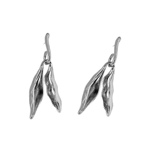 Zeitgenössische Drop Ohrringe Strukturierte Quasten Die Silberlegungsmaterialien Von Tag Zu Nacht Zu Accessoire Einzigartige Styles Drop Ohrringe Detailliert Detailliert von NPXUAMTJ