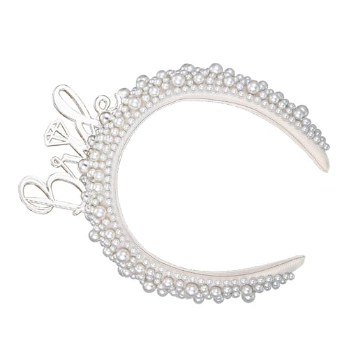 Bachelorettes Party Braut Stirnband Hochzeit Party Kopfschmuck Künstliche Brief Braut Haarband Weibliche Haar Dekore Hochzeit Dekore von NPYQ