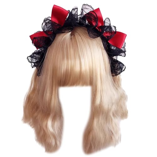 Cosplay Party Spitze Stirnband Mädchen Maid Kostüm Lolitas Haarband Mit Band Schleife Frauen Haar Styling Zubehör Spitze Schleife Stirnband Für Frauen von NPYQ