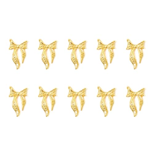 Legierung Nägel Kunst Nieten 3D Schleifen Nägel Kunst Charm Nägel Kunst Abziehbilder Schleifen Nägel Nägel Kunstbedarf Für Frauen von NPYQ