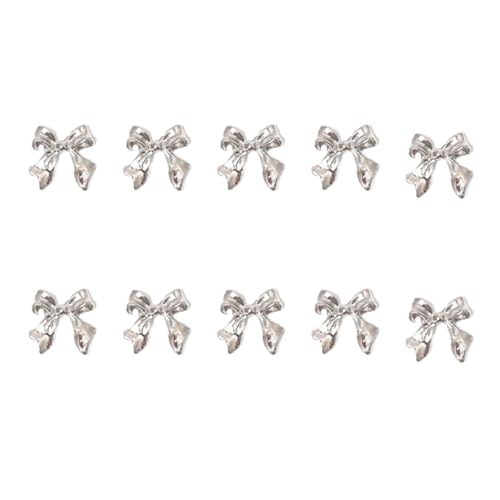 Legierung Nägel Kunst Nieten 3D Schleifen Nägel Kunst Charm Nägel Kunst Abziehbilder Schleifen Nägel Nägel Kunstbedarf Für Frauen von NPYQ