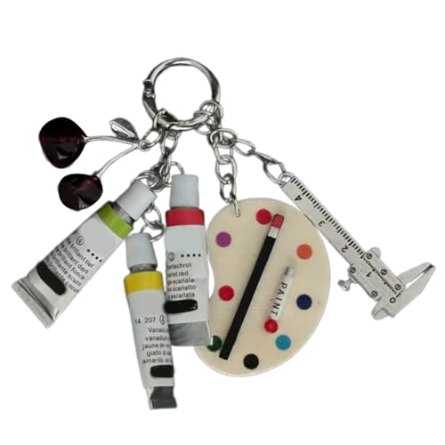 Malen Palettes Schlüsselring Für Bag Accessoires Geldbeutel Anhänger Für Tägliche Pendeleinkäufe Und Soziale Veranstaltung von NPYQ