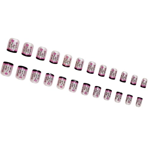 Quadratische Nägel Tipps Künstliche Nägel Kleber Auf Den Nägeln Aufklebende Nägel Aufdrückende Nägel Künstliche Falsche Nägel Für Damen Und Mädchen von NPYQ