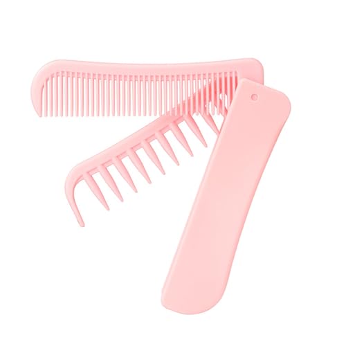 Reisgrößenklappkamm Mit Breiten Zähnen Für Frauen Langes Kurzes Lockiges Haar Unisex Friseurakmesorien von NPYQ