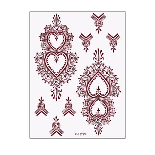 Stilvolle Aufkleber Temporär Tätowierte Aufkleber Für Mädchen Frauen Tätowierte Aufkleber Blumenmuster Aufkleber von NPYQ