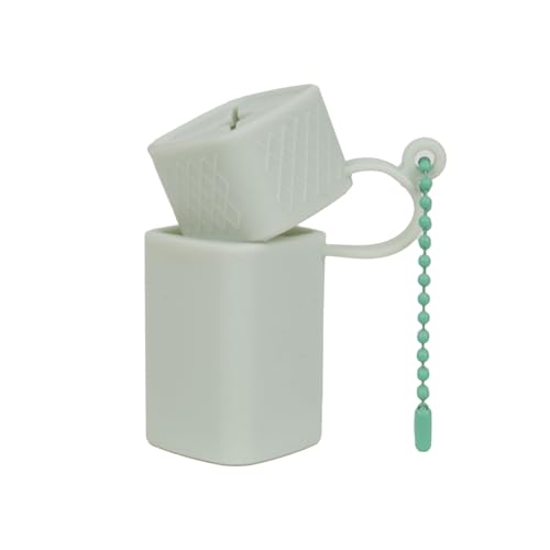 Wiederverwendbarer Silikon Lippenstifthalter Tragbarer Lipgloss Organisierter Schutzpraxis Für Frauen Mädchen Reisen Essentielles Anti Schlupf Lippenstifthalter Keychain von NPYQ