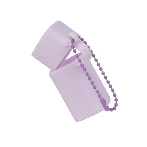 Wiederverwendbarer Silikon Lippenstifthalter Tragbarer Lipgloss Organisierter Schutzpraxis Für Frauen Mädchen Reisen Essentielles Anti Schlupf Lippenstifthalter Keychain von NPYQ