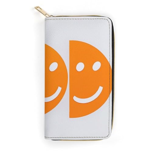 NQHJT Damen-Geldbörse aus Leder mit mehreren Fächern, ultradünn, mit Reißverschlussfach für Arbeit, Einkaufen, Stil, 19,7 x 10,5 cm, Stil:, 19.7x10.5cm von NQHJT