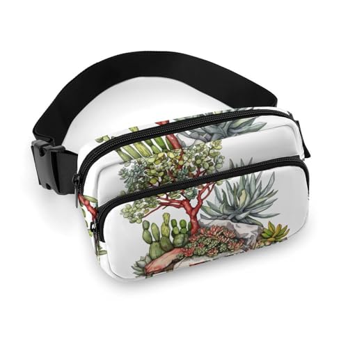 NQLYRE Hüfttasche, Crossbody-Tasche mit mehreren Taschen mit verstellbarem Riemen, Reisekoffer und Blättern, bedruckte Brusttasche, Bauchtasche für Männer und Frauen, für Sport, 20 x 13 cm, Stil, 20 x NQLYRE Hüfttasche, Crossbody-Tasche mit mehreren Taschen mit verstellbarem Riemen, Reisekoffer und Blättern, bedruckte Brusttasche, Bauchtasche für Männer und Frauen, für Sport, 20 x 13 cm, Stil, 20 x von NQLYRE