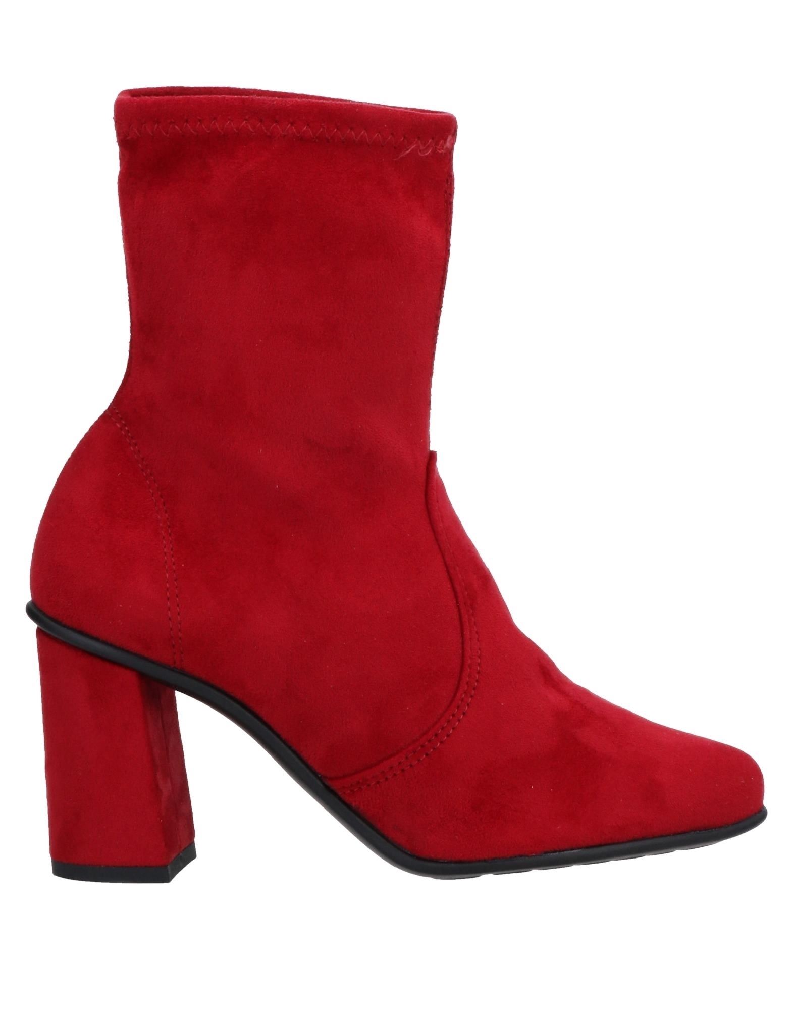 NR RAPISARDI Stiefelette Damen Rot von NR RAPISARDI