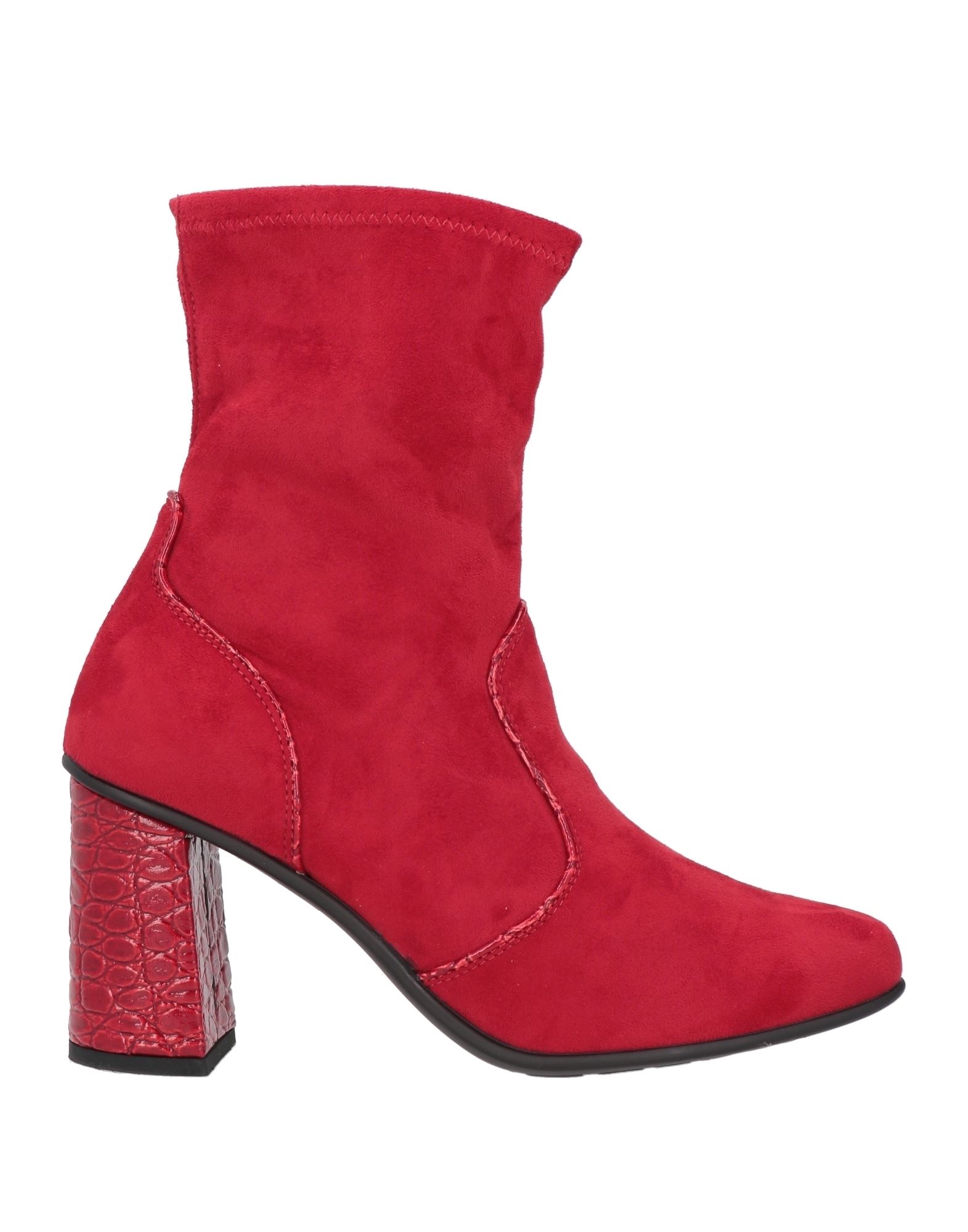 NR RAPISARDI Stiefelette Damen Rot von NR RAPISARDI