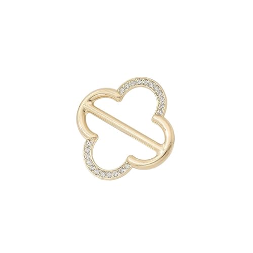 NRBMZYEN Kreuz Schal Clip Seidenschal Brosche Pin Perlenclip für Schal geometrischen Clip Frauen stilvolle Brosche (Stil 14) von NRBMZYEN