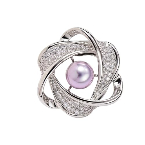 NRBMZYEN Schal-Clip, Schal, Schnalle, Perlen, Kristall, Schal, Ring, Brosche, Damenschmuck, Zubehör (Stil 1) von NRBMZYEN