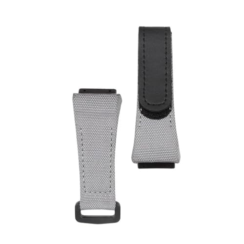 NRERDMT Nylon-Armband kompatibel mit Richard Mille RM011 RM3502 RM056 Canvas-Uhrenarmband Armbanduhren Band Herren-Uhrenarmband(Grey black) von NRERDMT