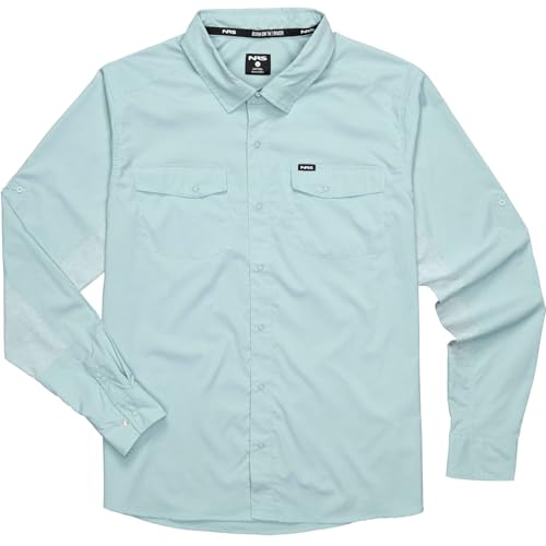 NRS Herren Guide Langarmshirt, Aquifer, L von NRS