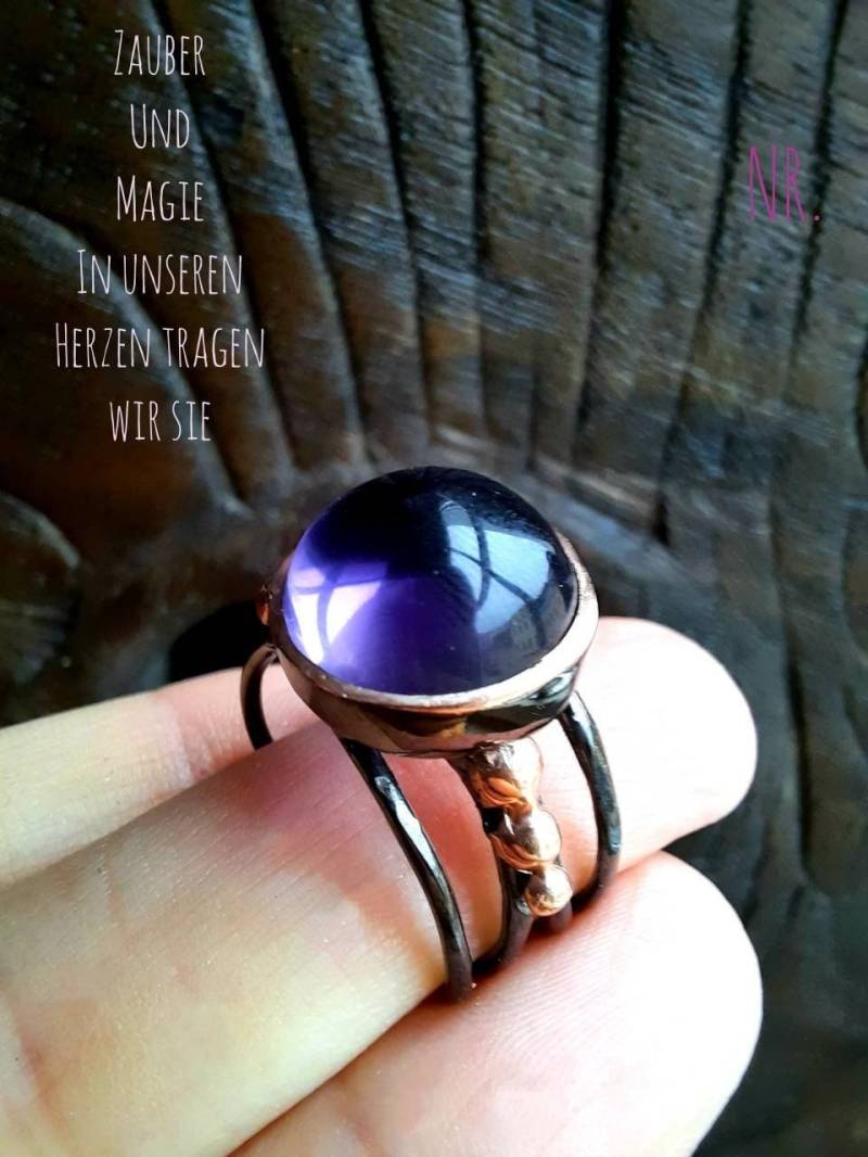 Amethyst Ring. Gr.18, 3-18, 5 von NRSeelenhoelzer