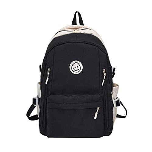 NRVTRE Schulrucksack für Frauen einfarbig Laptop-Rucksack Schultasche Teenager Mädchen große Kapazität Reiserucksack Mittelschulrucksack von NRVTRE