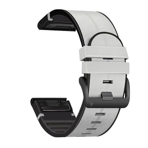 NRYCR 22 mm 26 mm für Garmin Fenix 6/6X Lederarmband, Ersatz-Schnellverschluss-Uhrenarmband für Garmin Fenix 5/5 Plus/5X Smartwatch, 3XL, Achat von NRYCR